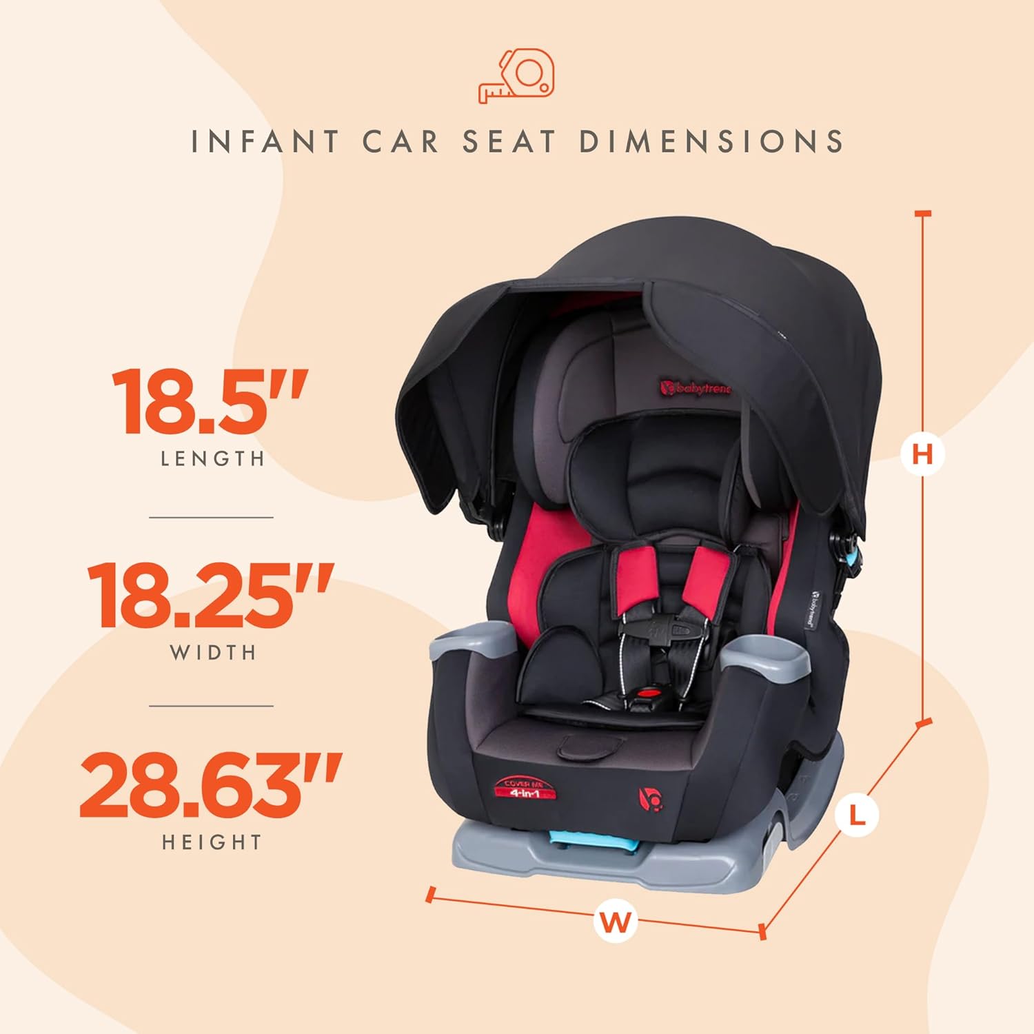 4-in-1 Convertible Car Seat, Scooter