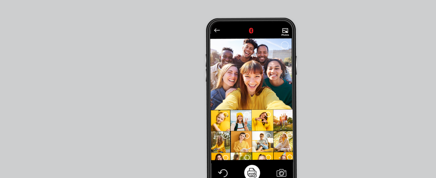 KODAK Dock Plus 4PASS Instant Photo Printer 4x6 Bundleck bluetooth for iphone android school home