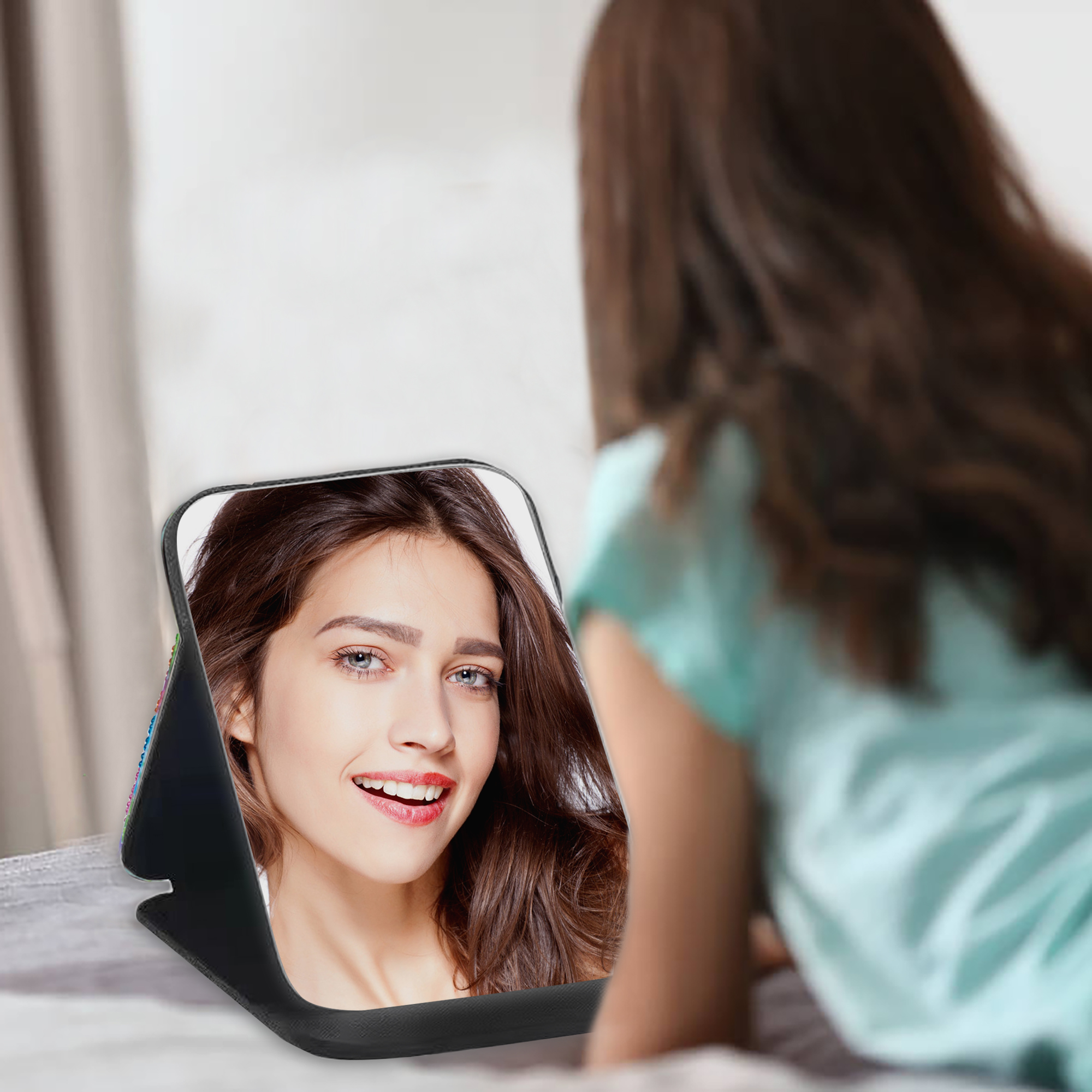 DIY Diamond Painting Big Mirror - Colorful