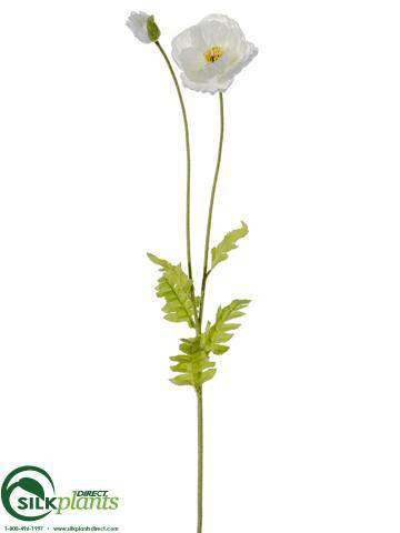 Silk Plants Direct Poppy Spray - Red - Pack of 12