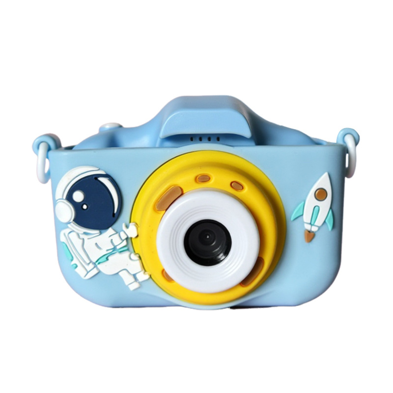 Kids HD Dual Camera Toy – Astronaut Cartoon Dual Lens Photo & Video Camera for Ages 3-10