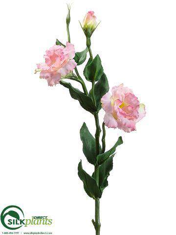 Silk Plants Direct Lisianthus Spray - White - Pack of 12