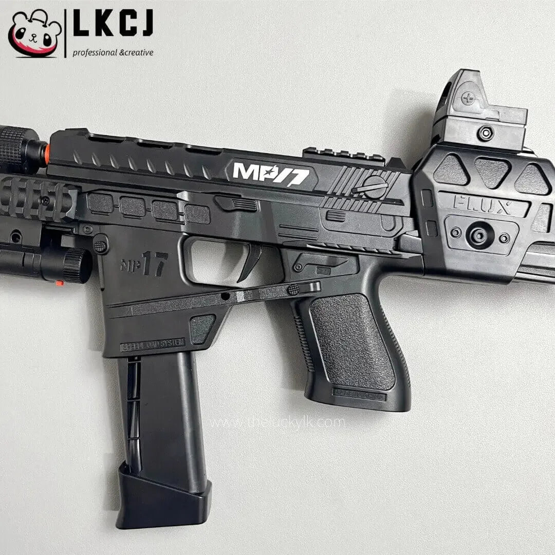 Mp17 Gel Blaster With Metal Stock, Metal Rail