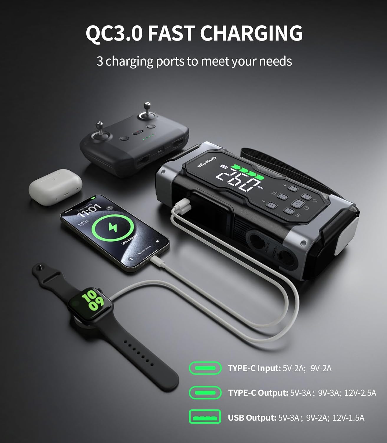 8000A Car Battery Jump