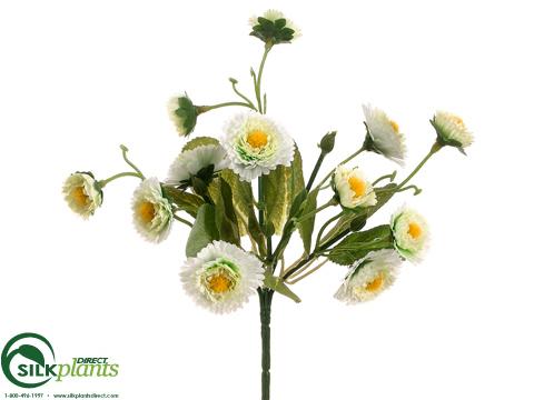 Silk Plants Direct Calendula Bush - Yellow - Pack of 24