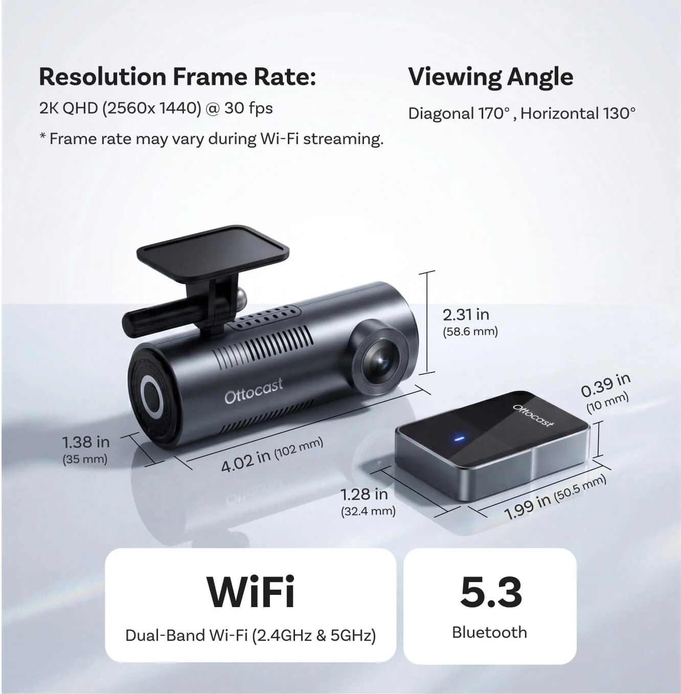 OttoSafe Cam Dash Cam 3-in-1 Adapter