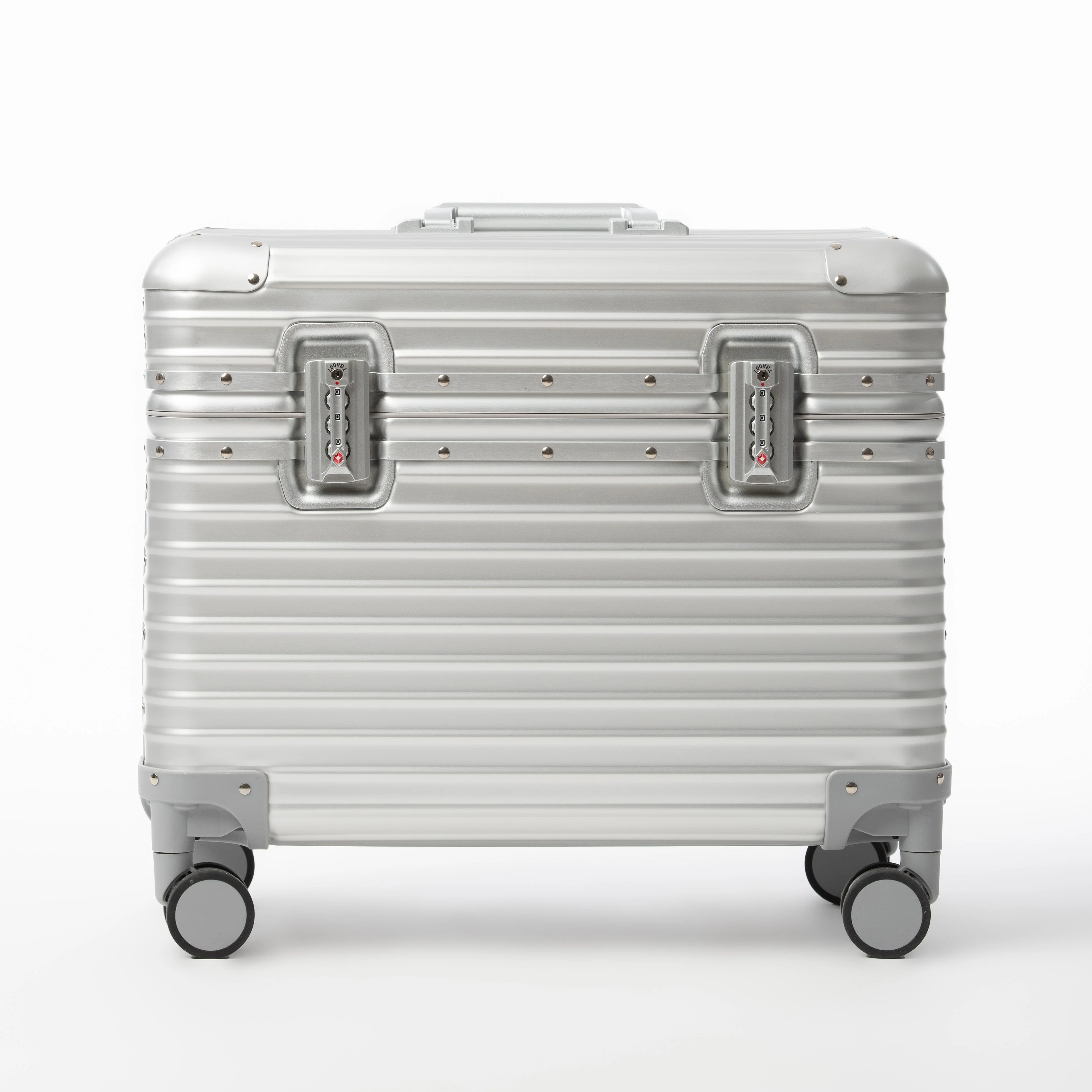 ALUMINUM SUITCASE V2 NEW, STRONGER ALUMINIUM & REMOVEABLE WHEELS