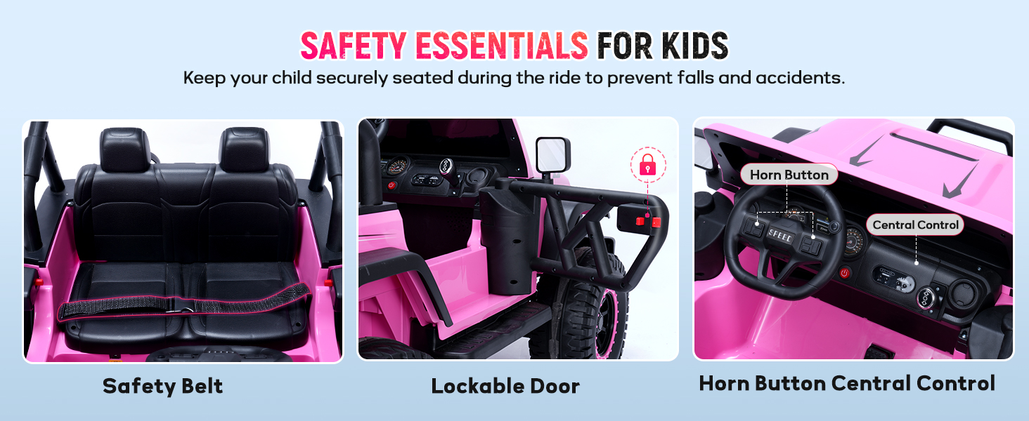 24V Ride on Truck Car 2 Seater Ride Kids Electric Car