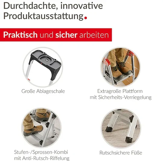 3-in-1 Aluminium Telescopic Ladder