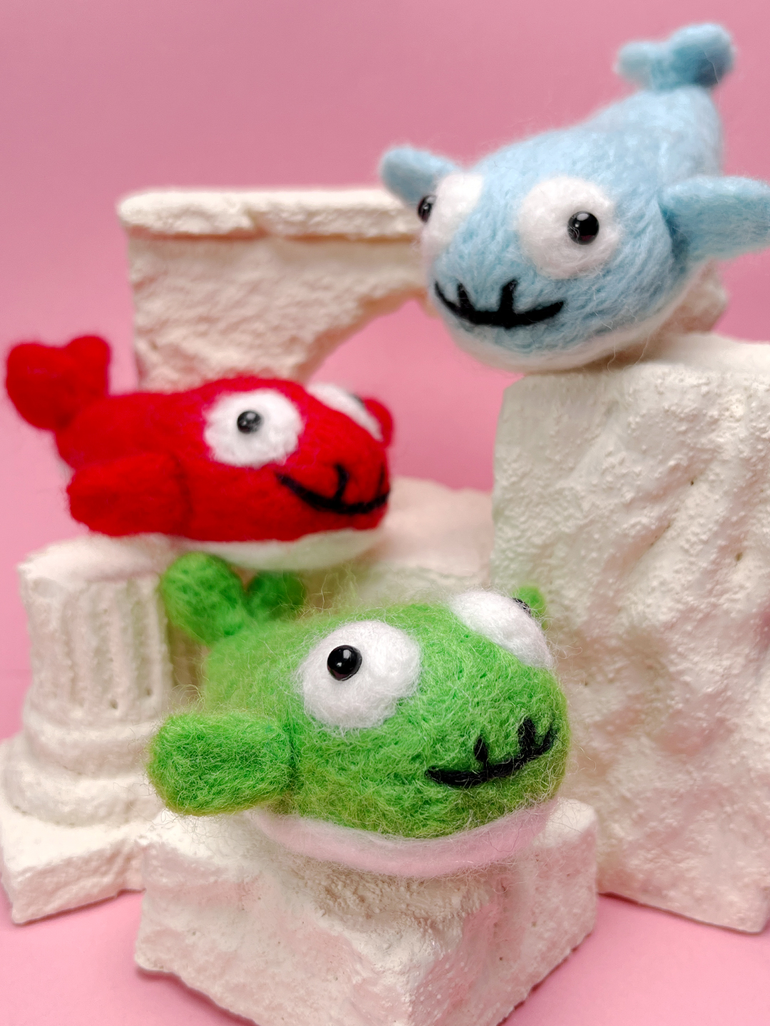 RubyFish Felt Animals Needle Felting Kit