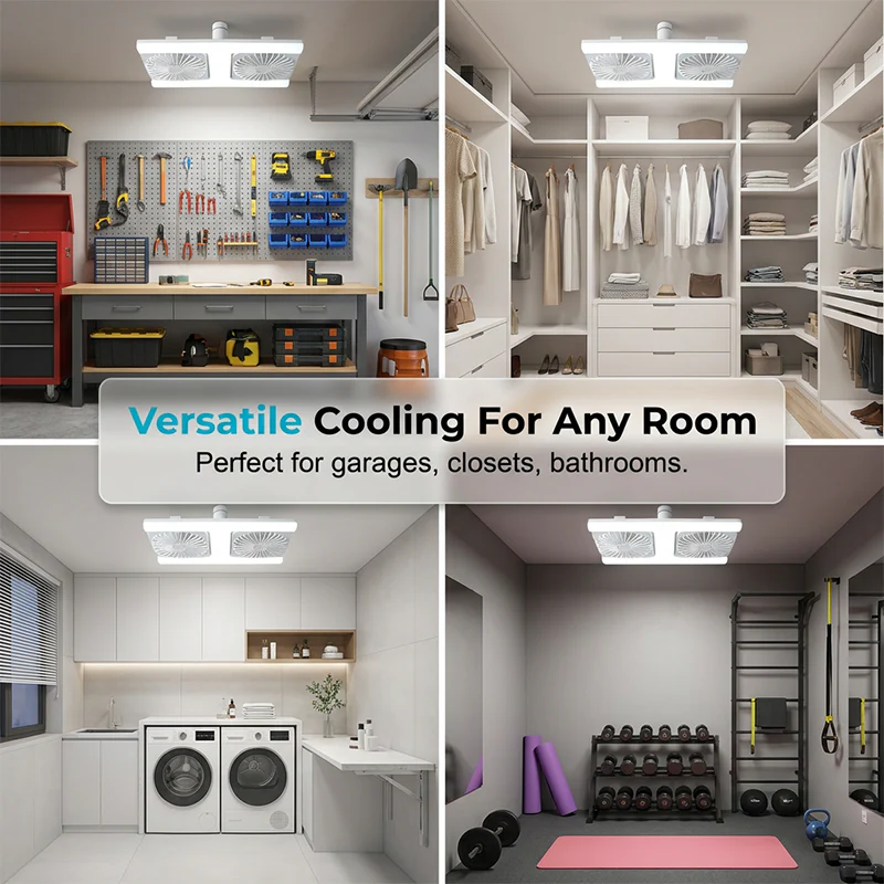 📢📢50% OFF !! ⏰ 2-in-1 LED Ceiling Fan Light – Dual Cooling, Ultra Bright, Tool-Free Install 🌀