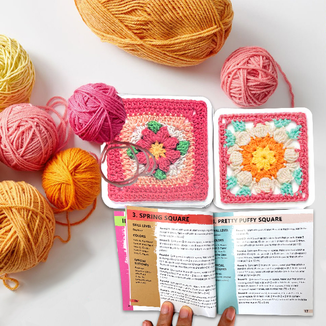 [2026 NEW]The Granny Square Card Deck - 50 Mix & Match Designs