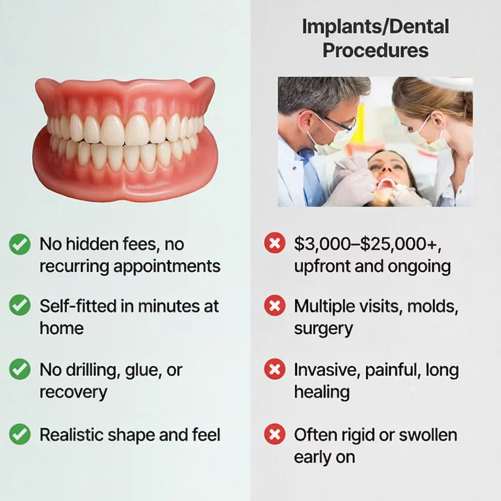 Cheeroll®Custom-Fit Dentures ⏰ ENDS TODAY • 70% OFF | Smile with Confidence