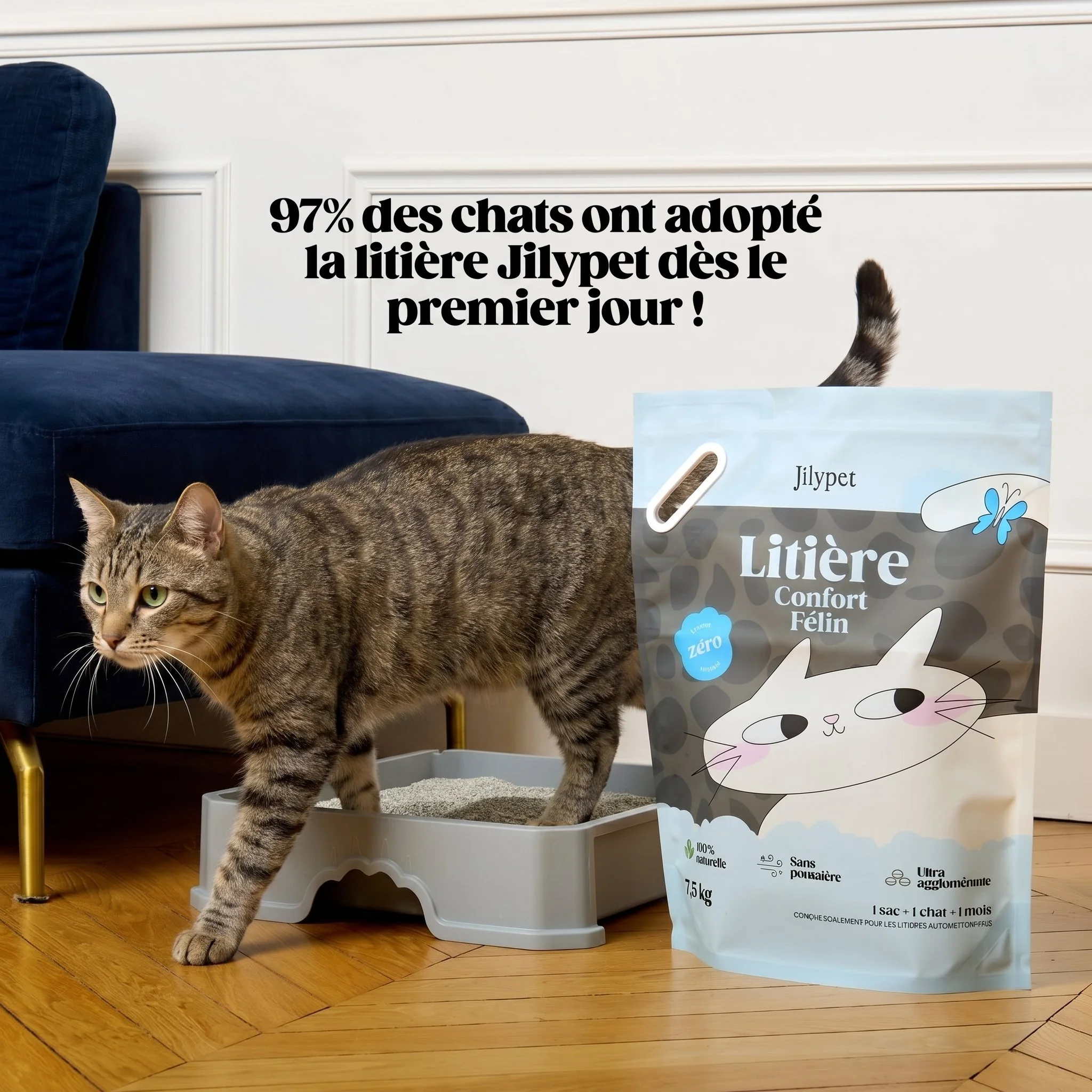 Litière Jilypet - Zéro odeur
