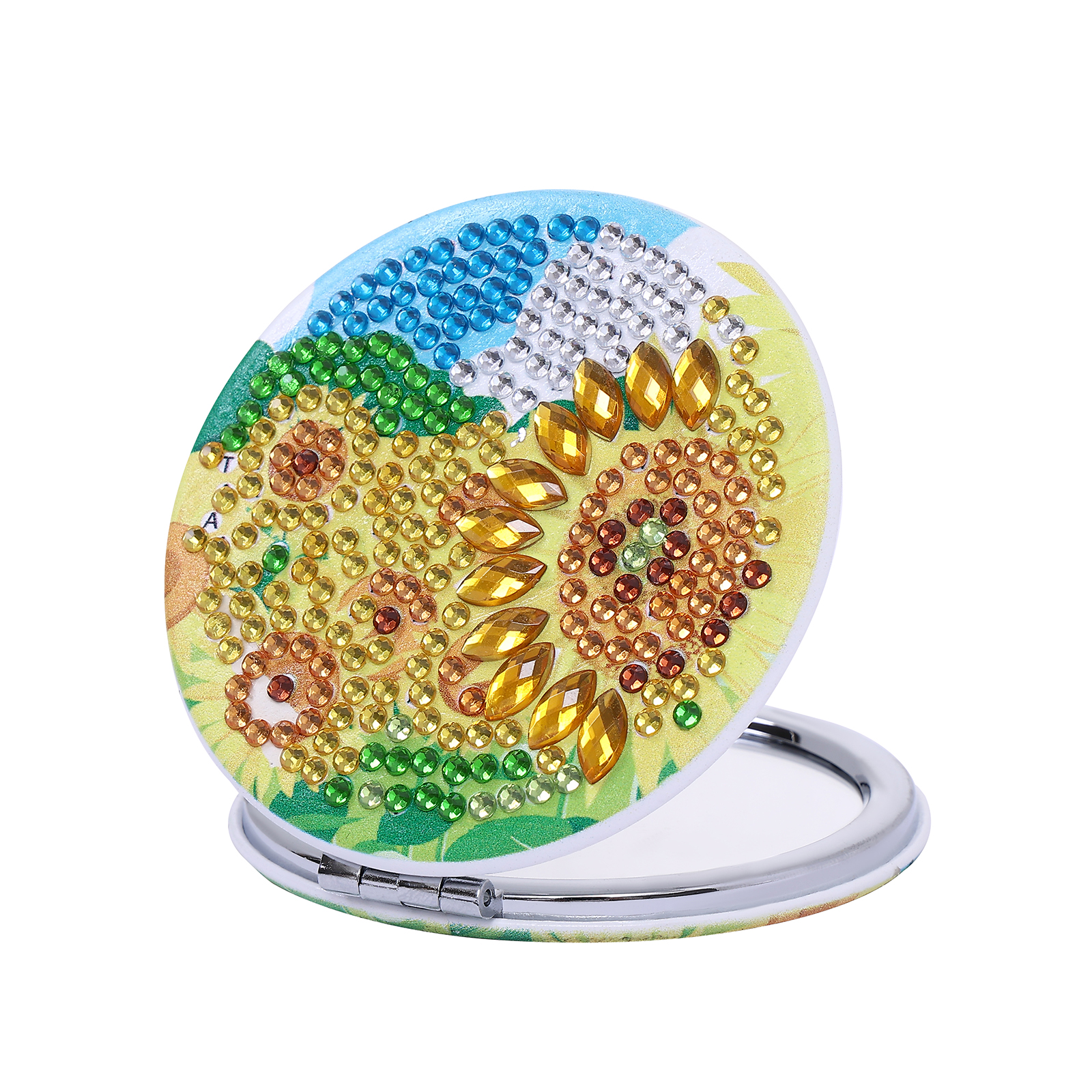 DIY Diamond Painting Compact Mirror - Sunflower