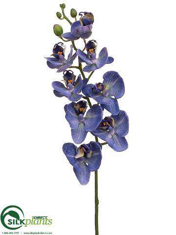 Silk Plants Direct Phalaenopsis Orchid Spray - White - Pack of 12