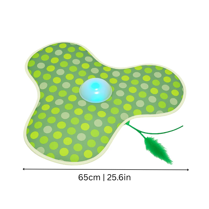 INTERACTIVE CAT TOY – AUTOMATIC HIDE AND SEEK TOY WITH MOTION-ACTIVATED
