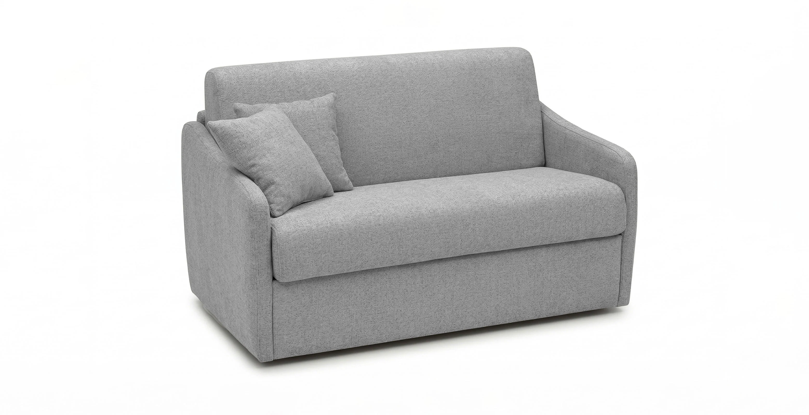 QUIBERON - Fauteuil convertible 100 x 190 cm - Velours texturé