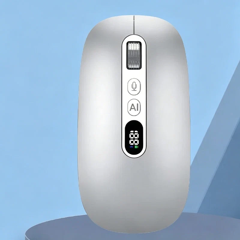 🖱️  AI Smart Voice Wireless Mouse – 1600 Words/Min, Translation Hub, Ergonomic ✨