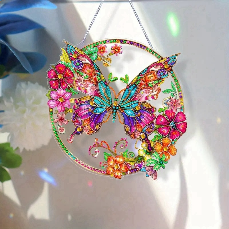 DIY Diamond Painting Wall Hanging - Butterfly