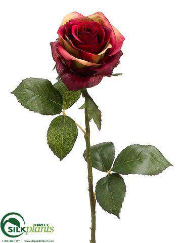 Silk Plants Direct Rose Spray - Beige - Pack of 12