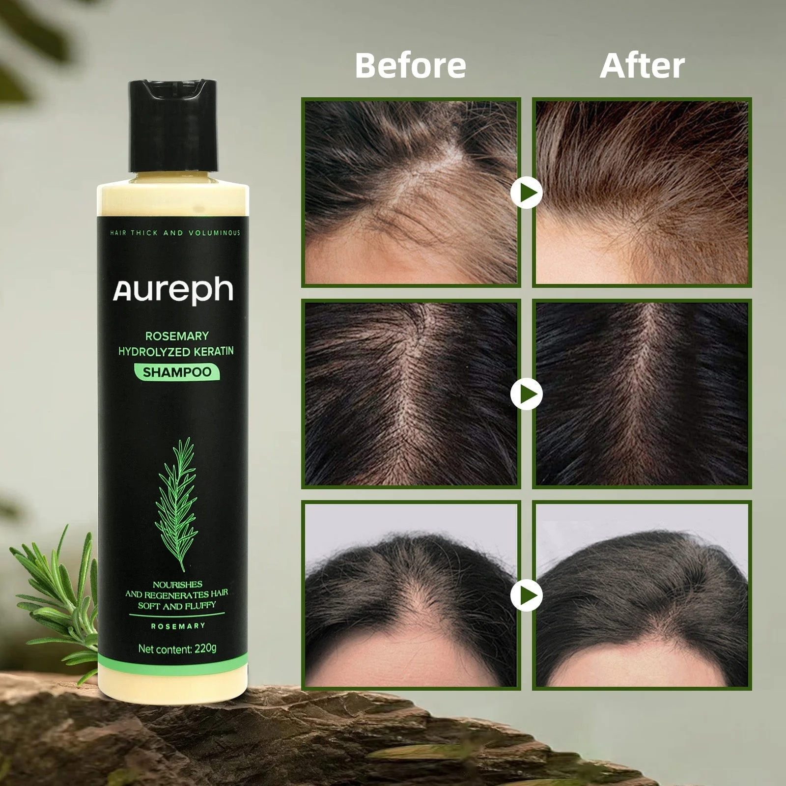 Aureph Rosemary Shampoo