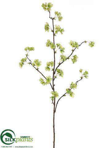 Silk Plants Direct Quince Blossom Spray - Cream - Pack of 12
