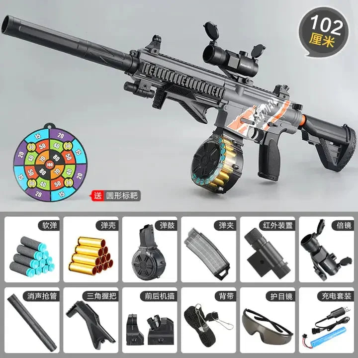 Electric M416 Rifle With Shell Ejecting Nerf Toy Gun