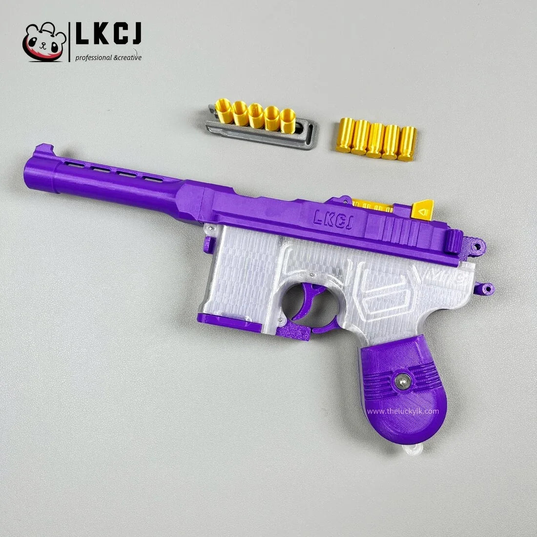 3D Printed Mauser With Throwable Bullets Christmas Gift