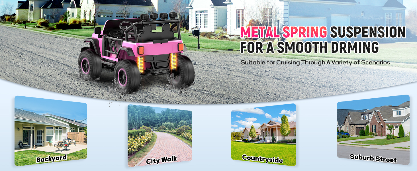 24V Ride on Truck Car 2 Seater Ride Kids Electric Car