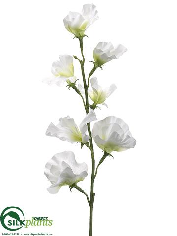 Silk Plants Direct Sweet Pea Spray - Lavender Dark - Pack of 12