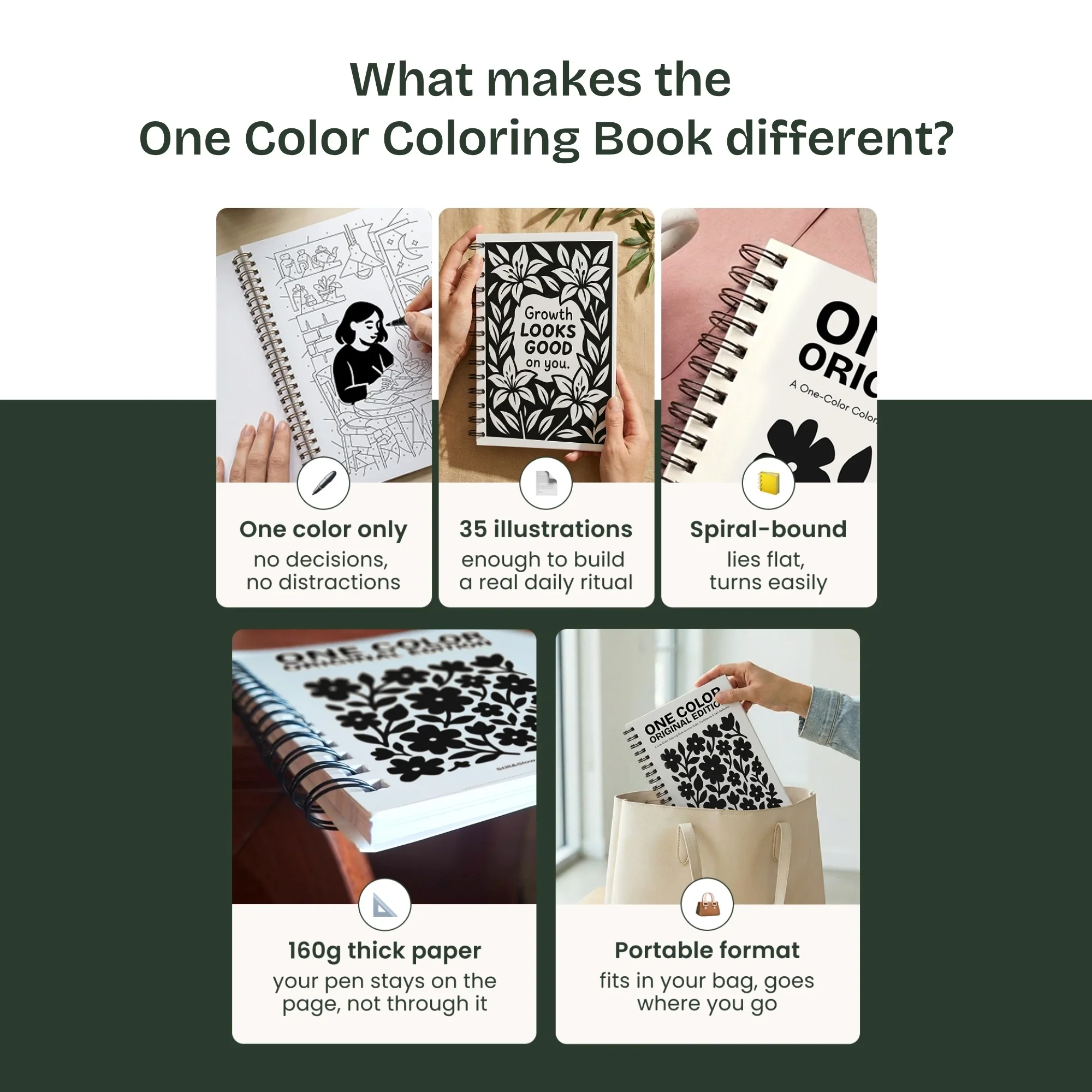 One Color Coloring Book - Cities Edition