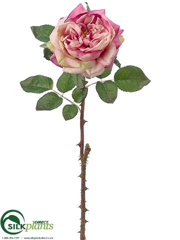 Silk Plants Direct Rose Spray - Peach Cream - Pack of 12
