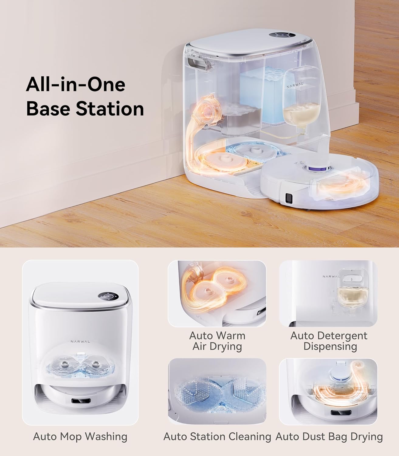 💥$39.99 Today Only🔥 Robot Vacuum and Mop Combo