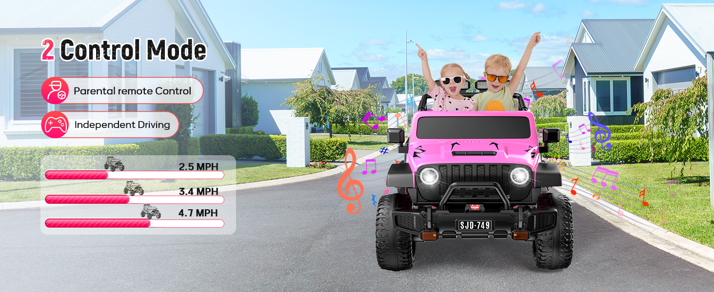 24V Ride on Truck Car 2 Seater Ride Kids Electric Car