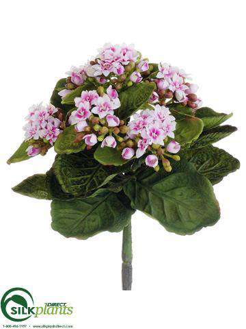 Silk Plants Direct Kalanchoe Bush - Purple - Pack of 12