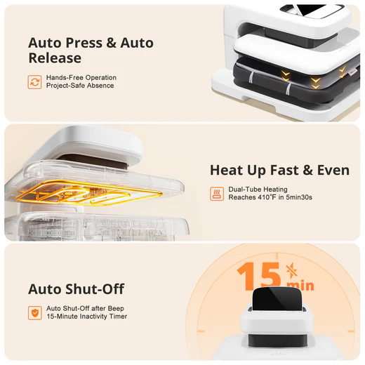 Heat Press+Starter Kit