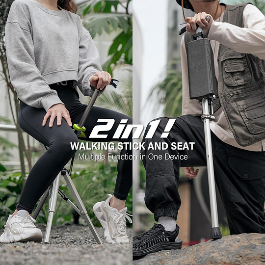 🚶‍♂️Folding stool with crutches💥