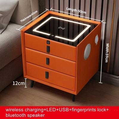 ✨Smart multifunctional bedside table for bedroom and living room