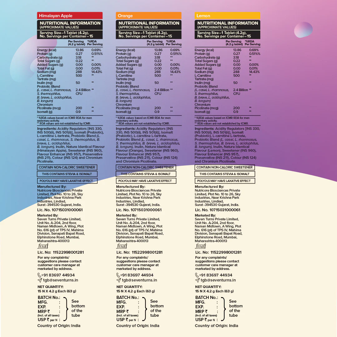 Metabolically Lean | Effervescent Tablets  