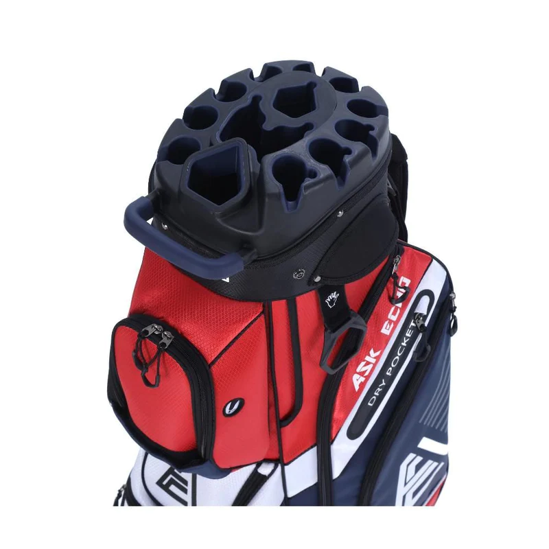 ⚡Clearance Sale🏌 Askecho T-LOCK 2.0 Golf Cart Bag 14 Way Organizer Divider Silent Top / Navy(🔥Buy two for free shipping).