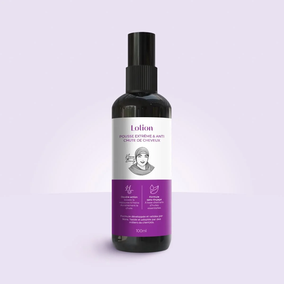 Lotion Pousse Extrême & Anti Chute de Cheveux - 100 ml - Sans Rinçage