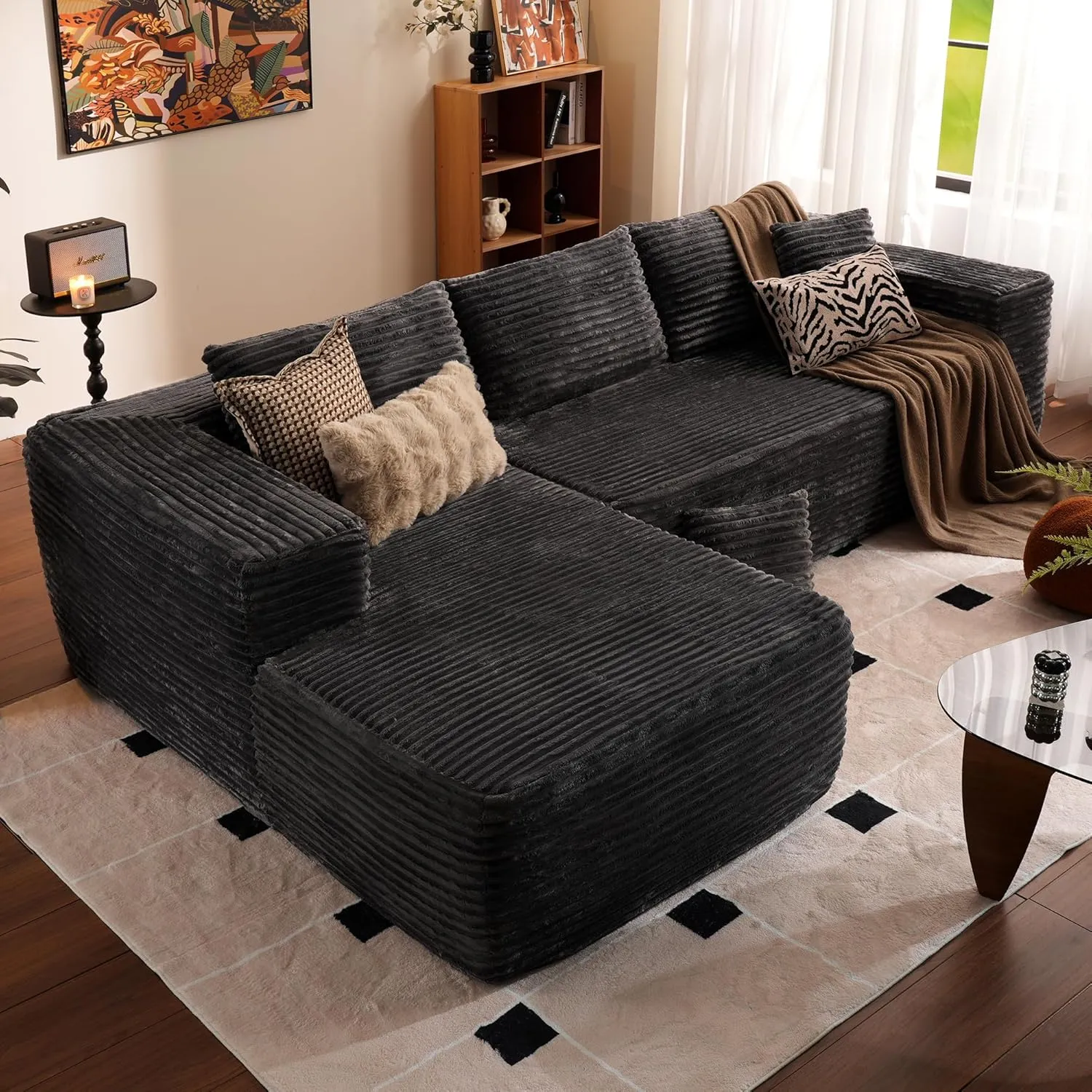 🔥Minimalist L-Shape Couch