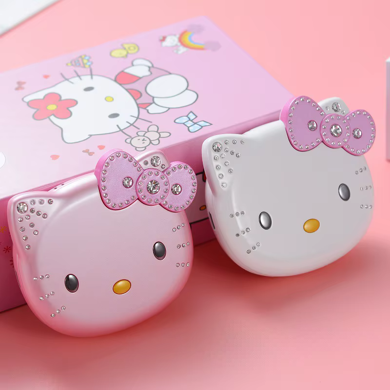 Kawaii Hello Kitty Flip Dual Sim Card Unlocked CellPhone