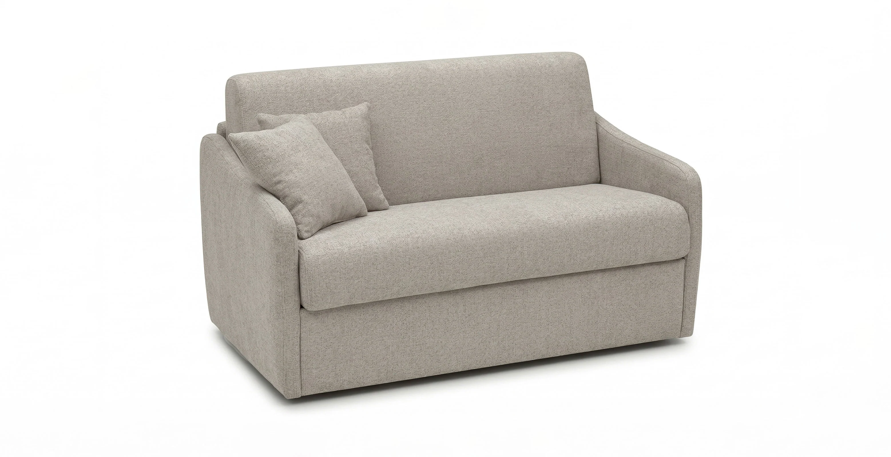 QUIBERON - Fauteuil convertible 100 x 190 cm - Velours texturé