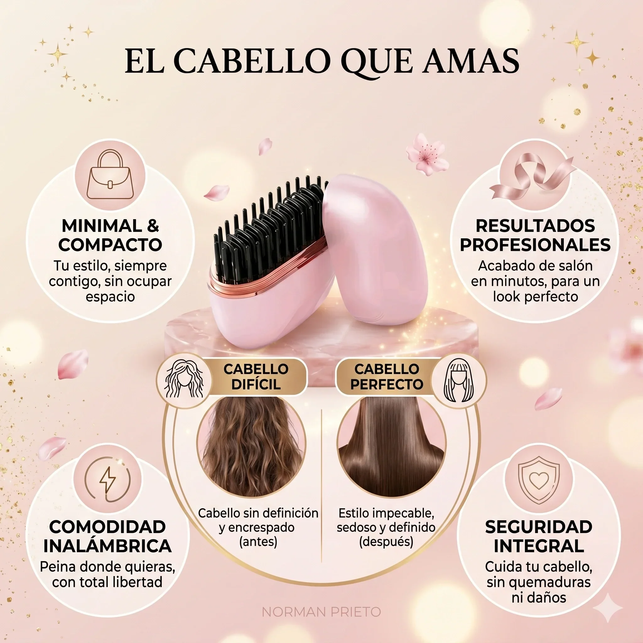 Mini Peine Plancha Alisadora Portátil🌟✨