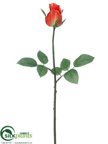 Silk Plants Direct Rose Bud Spray - Red - Pack of 12