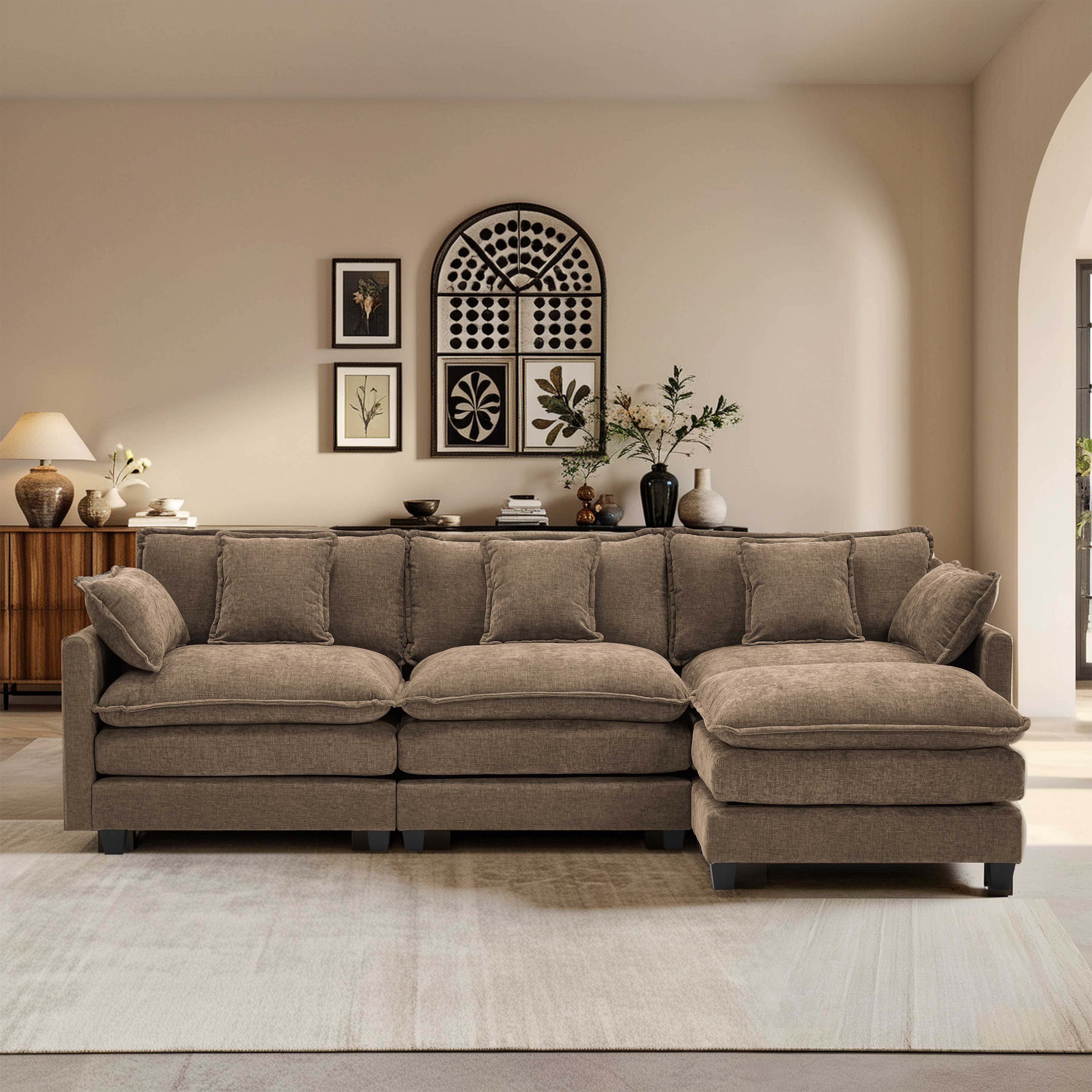 Luxury Thickened Cushion Modular Sofa