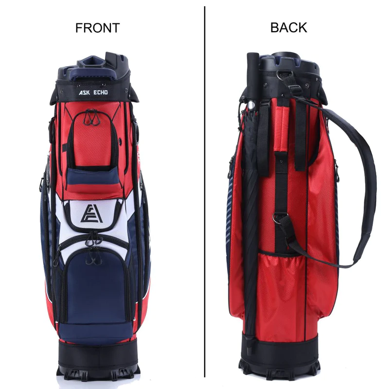 ⚡Clearance Sale🏌 Askecho T-LOCK 2.0 Golf Cart Bag 14 Way Organizer Divider Silent Top / Navy(🔥Buy two for free shipping).