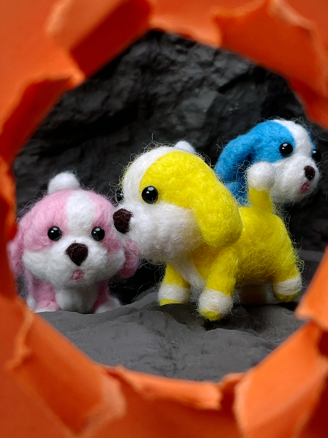 Pinkie Felt Animals Needle Felting Kit